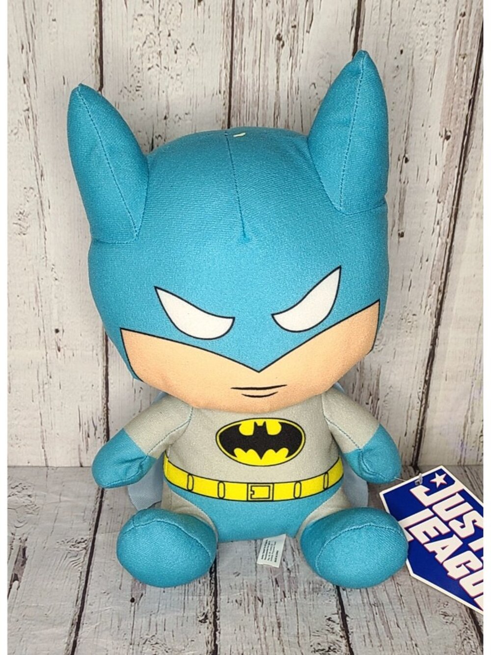 NWT 12" DC Comics Justice League Big Head Sitting BATMAN Plush Character Medium